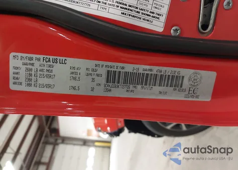 2019 Jeep Compass Trailhawk z USA, uszkodzony, nr VIN 3C4NJDDB3KT727726